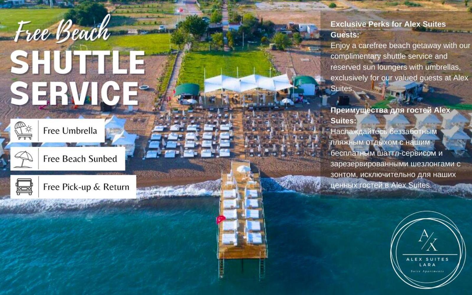 Alex Suites Lara Анталья Экстерьер фото
